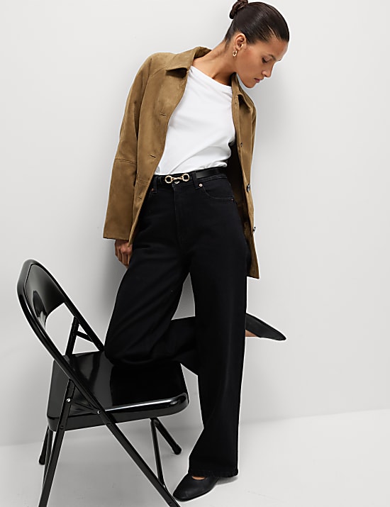 Veste l&eacute;g&egrave;re en su&eacute;dine
