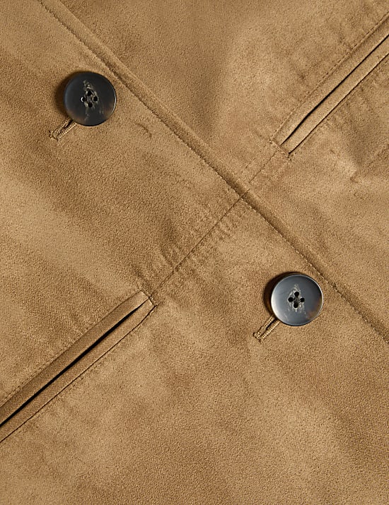 Veste l&eacute;g&egrave;re en su&eacute;dine