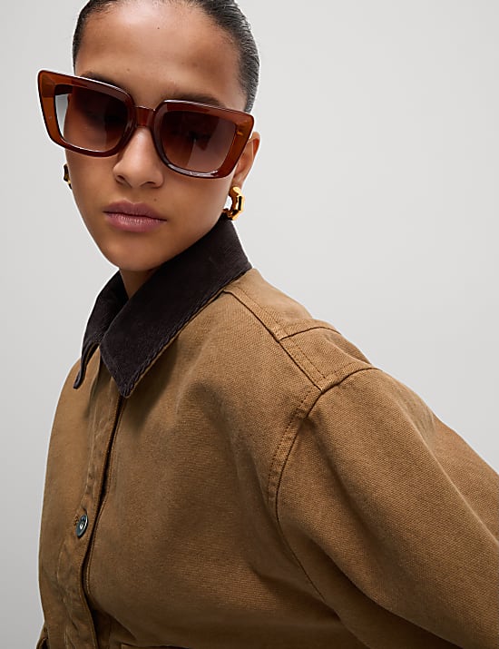 Cord Collared Relaxed Jacket