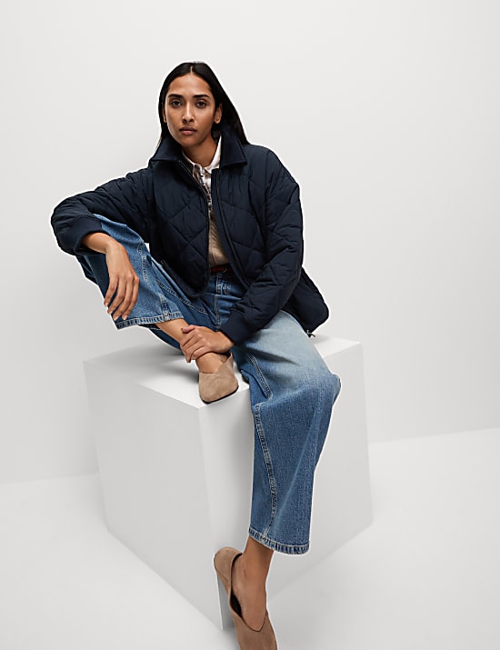 Veste Thermowarmth&trade; matelass&eacute;e avec encolure