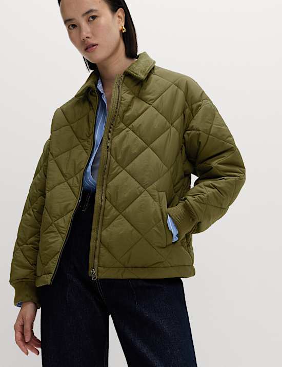 Thermowarmth™ Quilted Collared Jacket