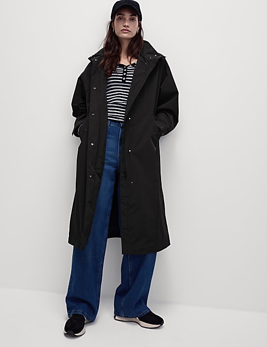 Waterproof Oversized  Longline Parka Coat