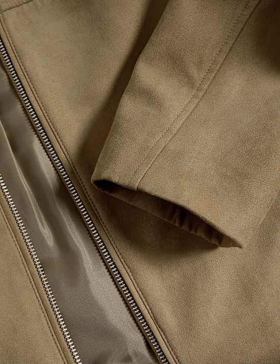 Τζάκετ μοτοσικλετιστή από συνθετικό σουέντ