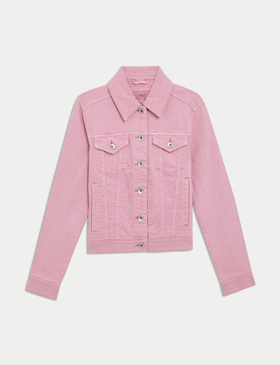 Džínová bunda se strečem a&nbsp;vysokým podílem bavlny