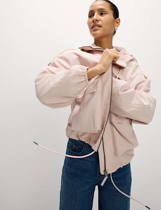 Lightweight Hooded Rain Jacket