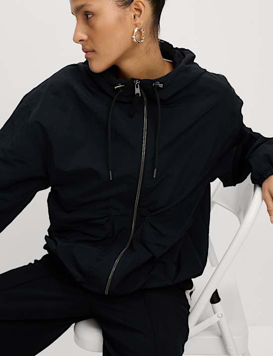 Lightweight Hooded Rain Jacket