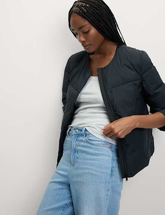 Feather & Down Padded Liner Jacket