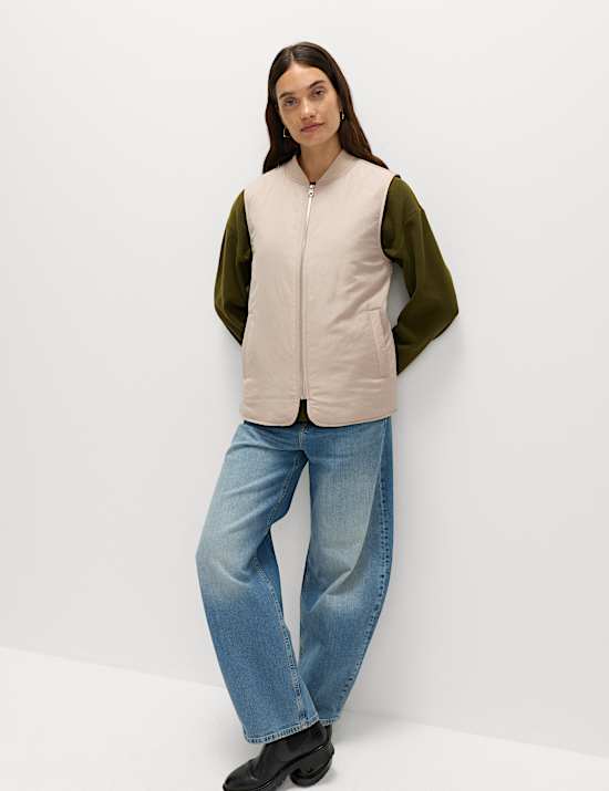 Αμάνικο μπουφάν με ενίσχυση