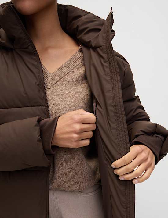 Rubber Thermowarmth™ Padded Duvet Coat