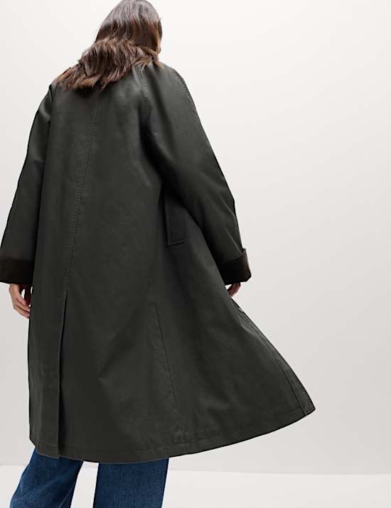 Cotton Rich Collared Utility Car Coat