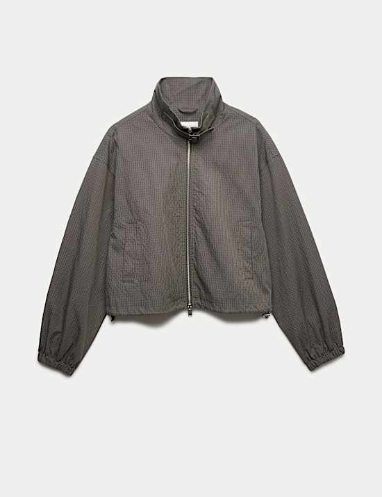 Cotton Rich Lightweight Buckle Short Jacket