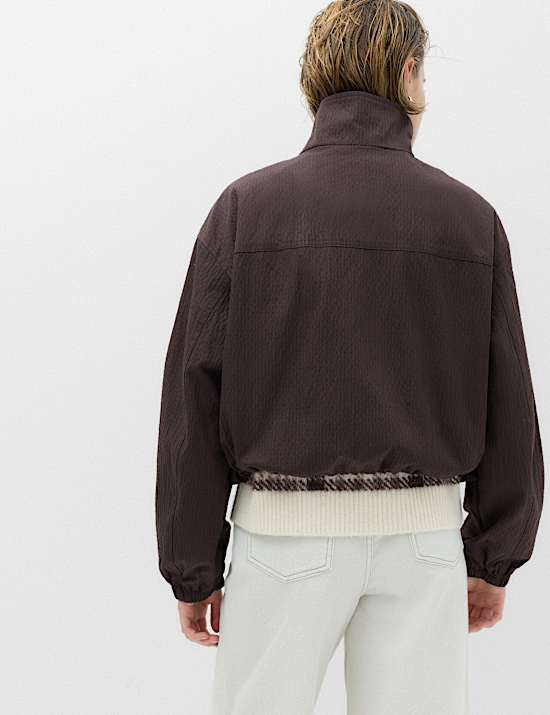 Cotton Rich Lightweight Buckle Short Jacket