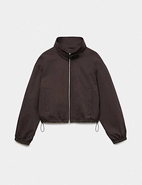 Cotton Rich Lightweight Buckle Short Jacket