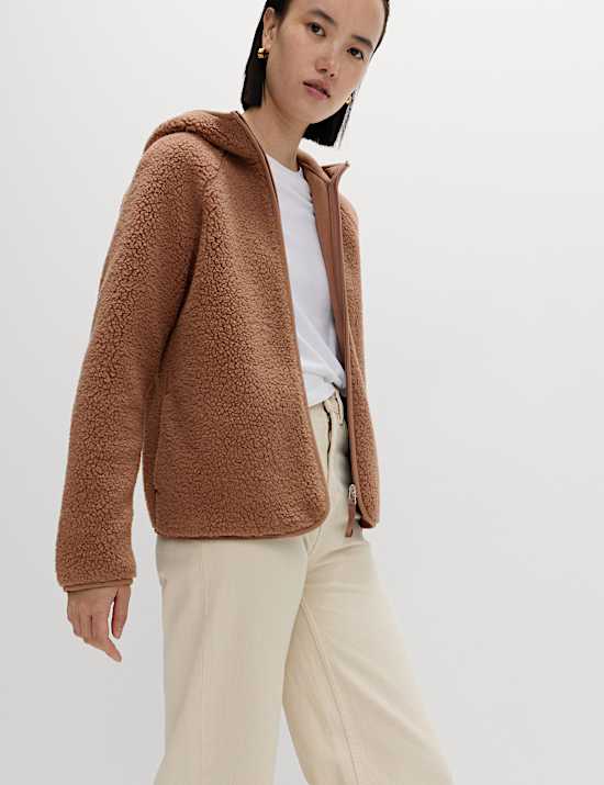 Borg Lightweight Hooded Jacket