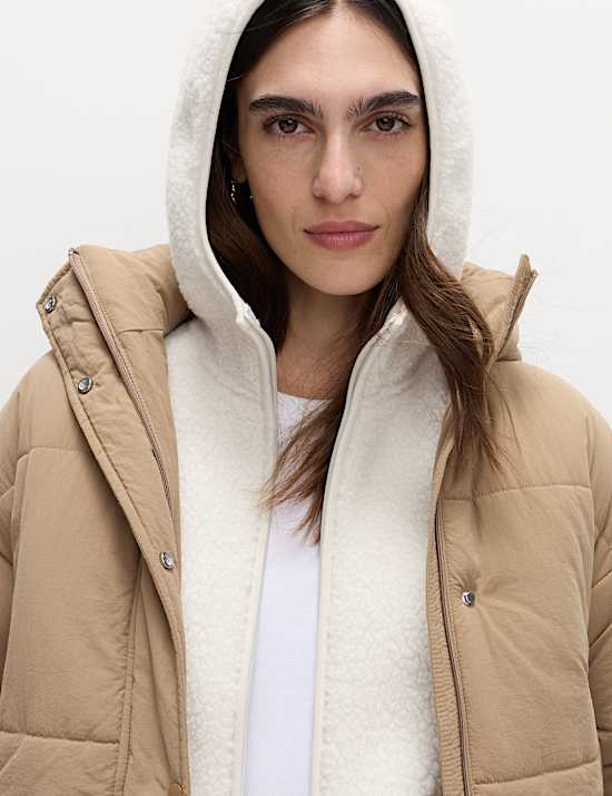 Borg Lightweight Hooded Jacket