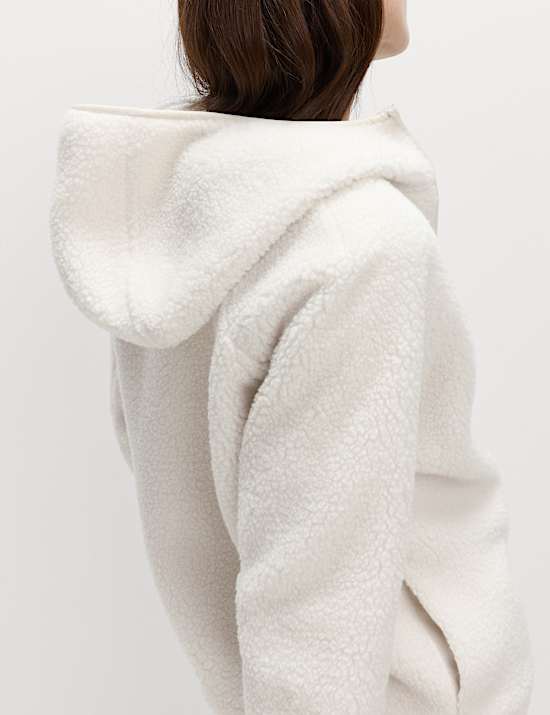 Borg Lightweight Hooded Jacket