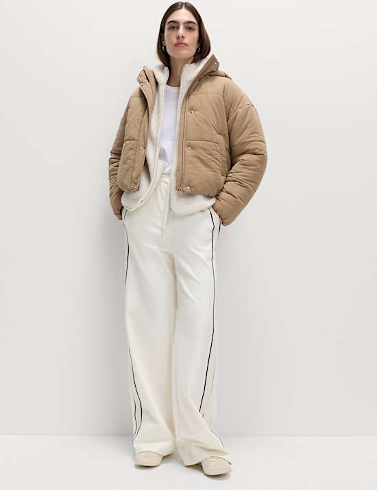 Borg Lightweight Hooded Jacket