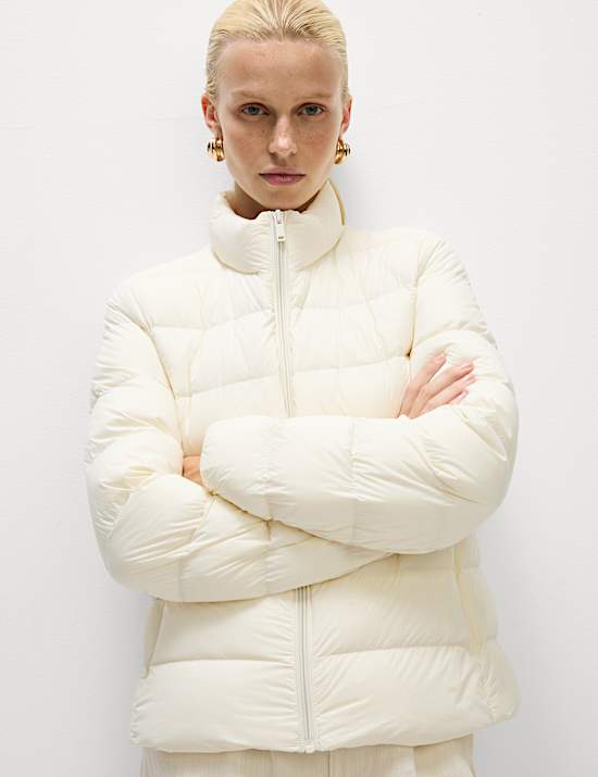 Feather & Down Packaway Puffer Jacket