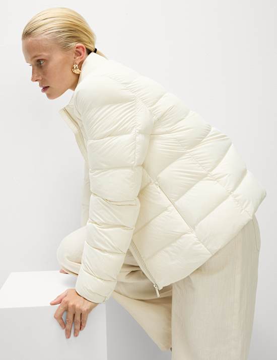 Feather & Down Packaway Puffer Jacket