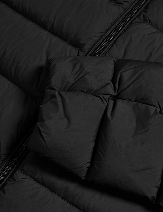 Prošívaná sbalitelná bunda s peřím a prachovým peřím