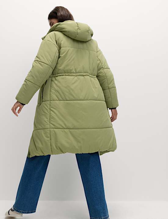 Thermowarmth™ Hooded Longline Puffer Coat