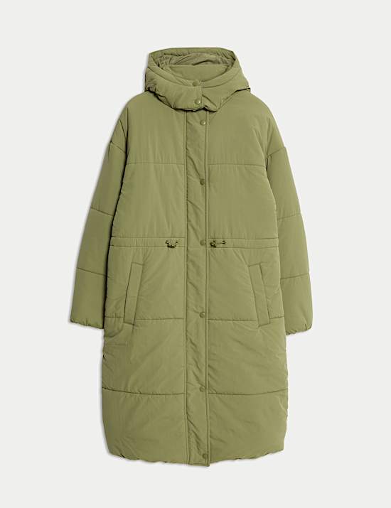 Thermowarmth™ Hooded Longline Puffer Coat