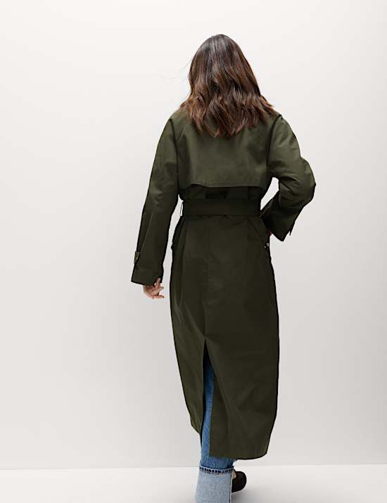 Praktische trenchcoat met kraag en Stormwear™