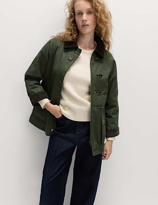 Pure Cotton Lightweight Buckle Country Jacket