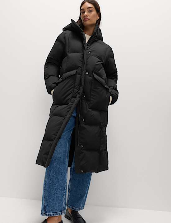 Thermowarmth™-Steppmantel mit Kapuze