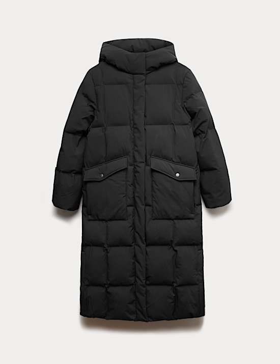 Thermowarmth™-Steppmantel mit Kapuze