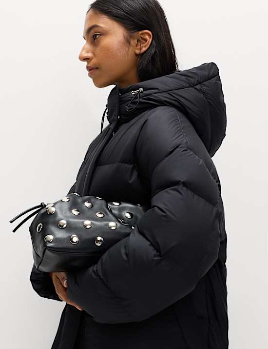 Zateplený prošívaný kabát z husího prachového peří s technologií Stormwear™