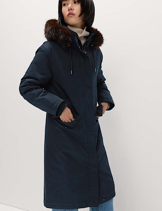 Technical Stormwear™ Hooded Longline Parka Coat