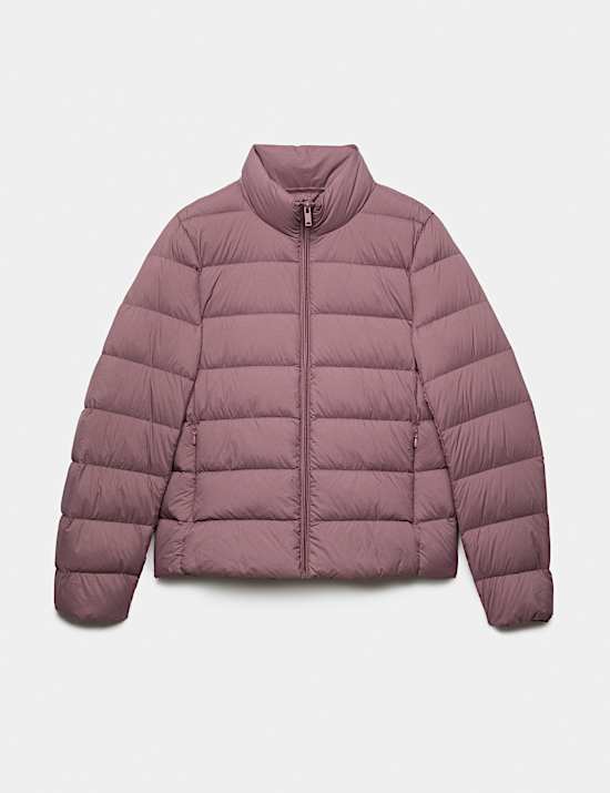 Wattierte Steppjacke mit Feder- und Daunenf&uuml;llung