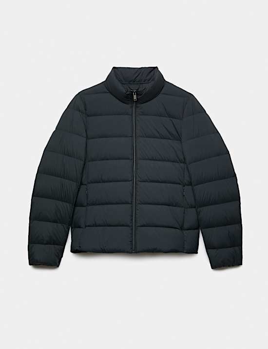Feather & Down Padded Puffer Jacket