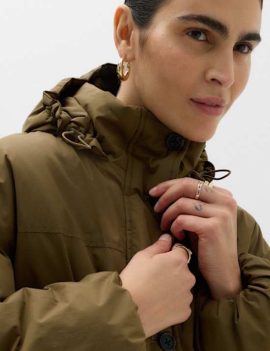 Thermowarmth Padded Hooded Coat
