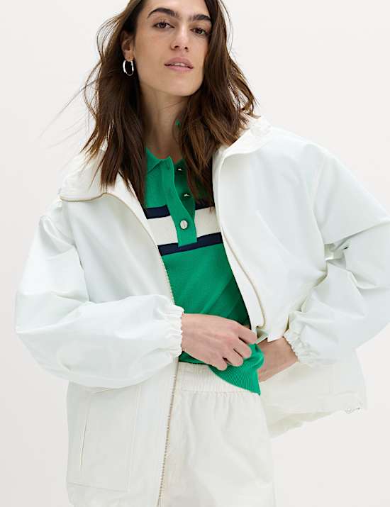 Stormwear&trade; Cotton Rich Hooded Parka Coat