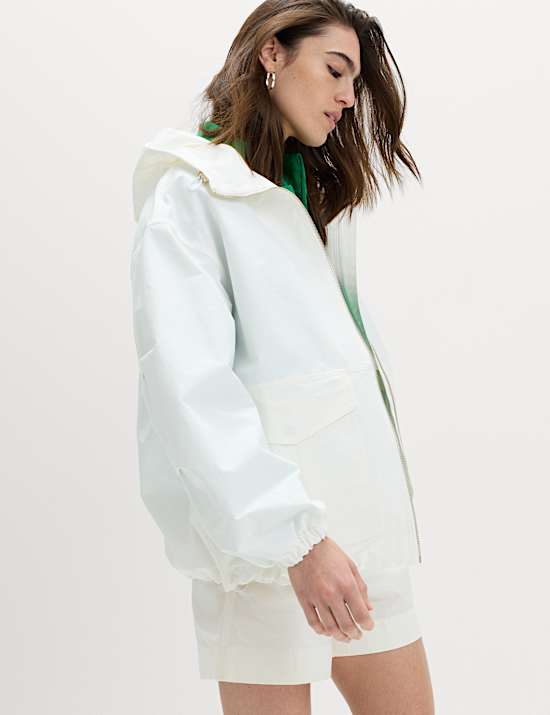 Parka z kapturem Stormwear&trade; z przewagą bawełny