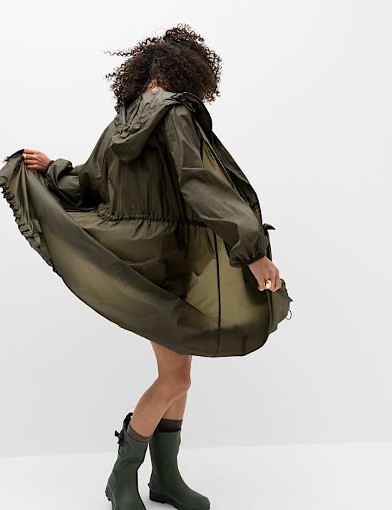Stormwear&trade; Hooded Packaway Raincoat