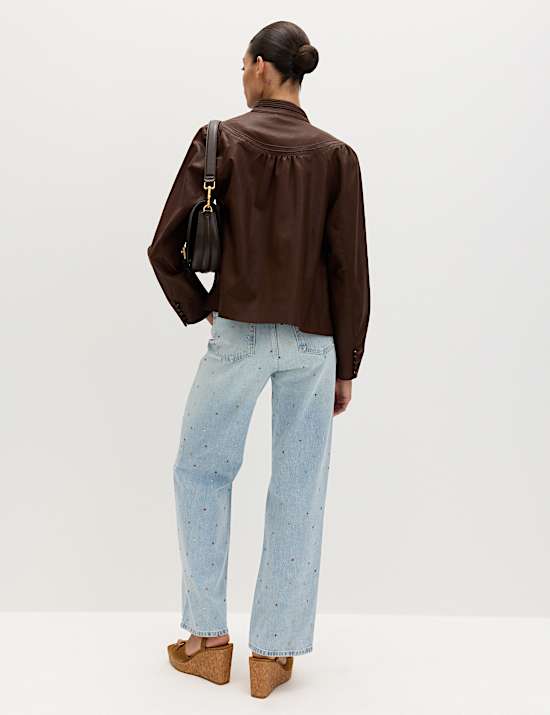 Faux Leather Jacket
