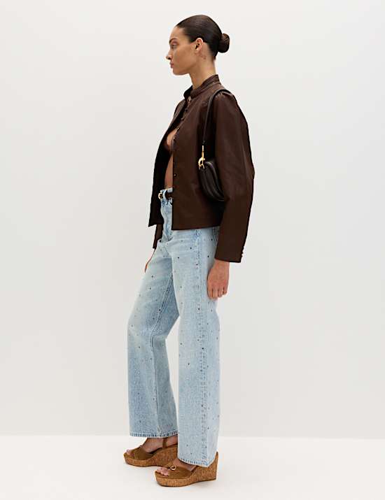 Faux Leather Jacket