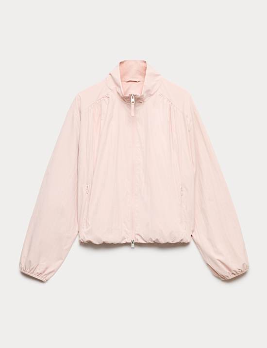 Stormwear&trade; Lightweight Funnel Neck Gathered Jacket