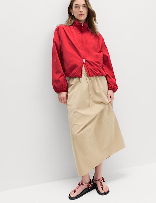 Stormwear&trade; Lightweight Funnel Neck Gathered Jacket