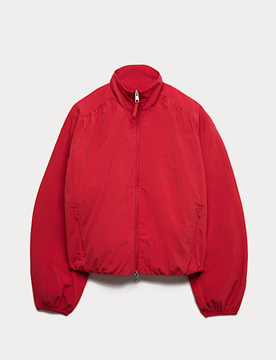 Stormwear&trade; Lightweight Funnel Neck Gathered Jacket