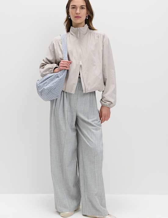 Stormwear&trade; Lightweight Funnel Neck Gathered Jacket