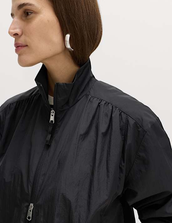 Stormwear&trade; Lightweight Funnel Neck Gathered Jacket