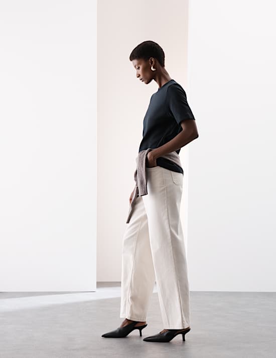 Cotton Rich Crew Neck T-Shirt