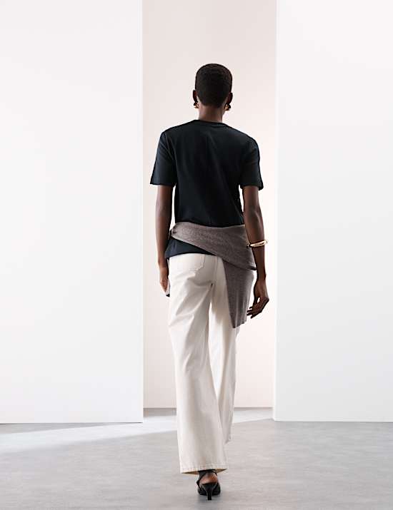 Cotton Rich Crew Neck T-Shirt