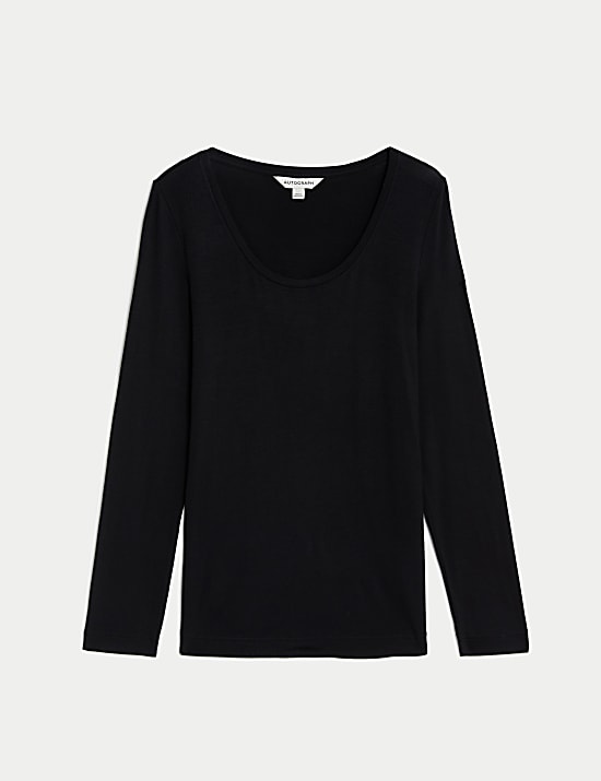Jersey Scoop Neck Top