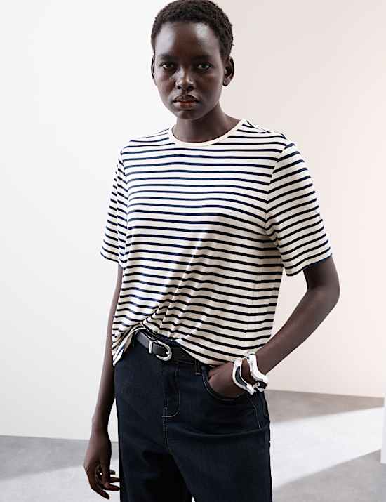 Striped Jersey T-Shirt