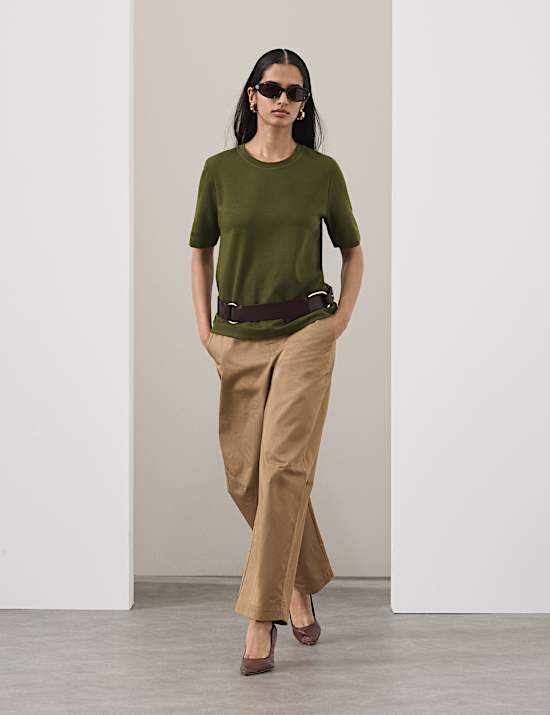 חולצת טי פרמיום מבד עשיר בכותנה